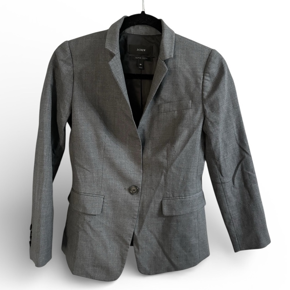 J. Crew Classic Gray Blazer